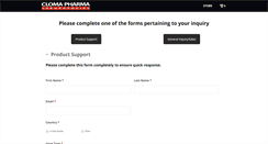 Desktop Screenshot of clomapharma.com